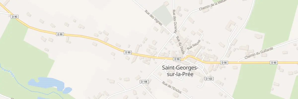 Plan du 2 Rte du Pont de Larcher à Saint-Georges-sur-la-Prée
