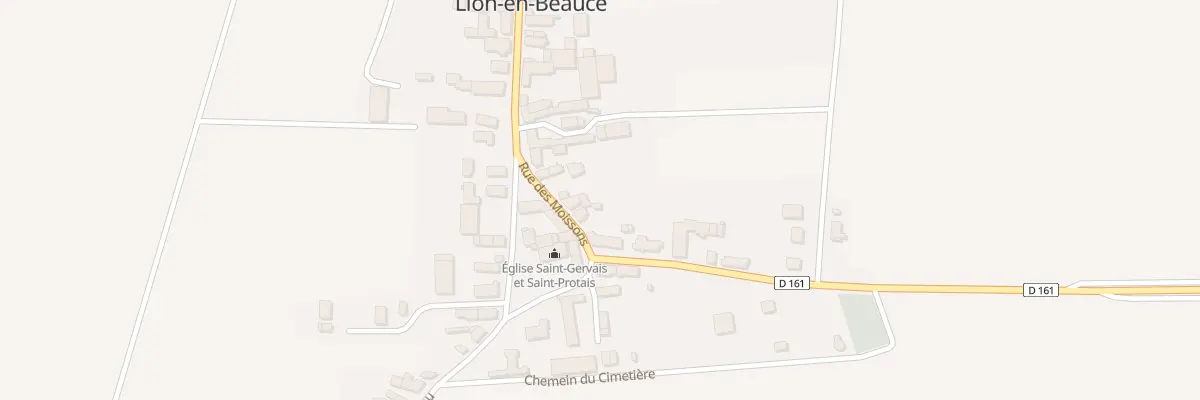 Plan du 2 Rue des Moissons à Lion-en-Beauce