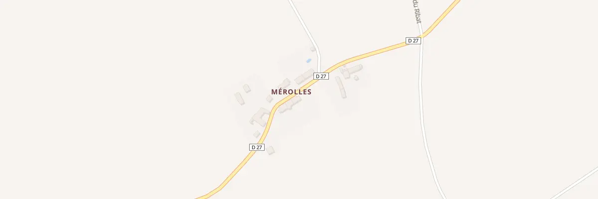 Plan du 5206 Merolles à Paudy