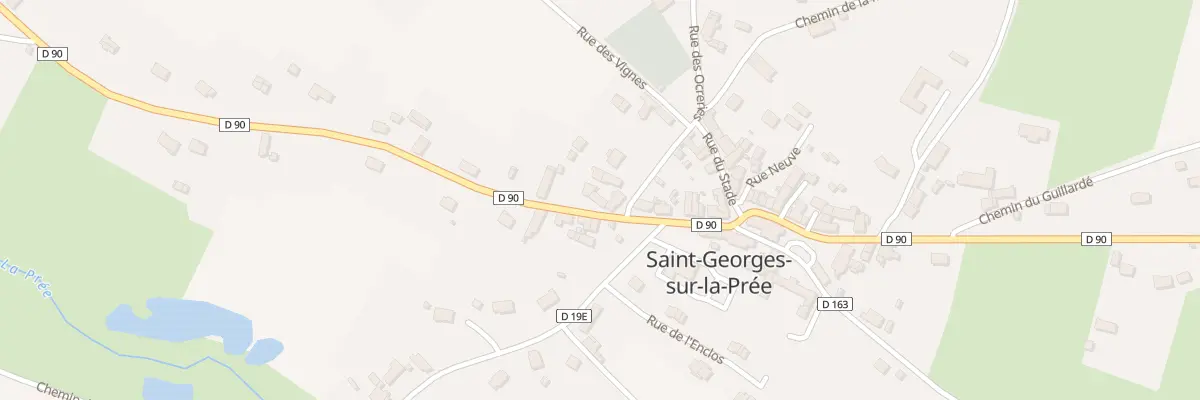 Plan du 1 Ptr Petite Rue de la Montagne à Saint-Georges-sur-la-Prée