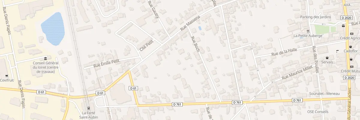 Plan du 101 Rue Masséna à La Ferté-Saint-Aubin