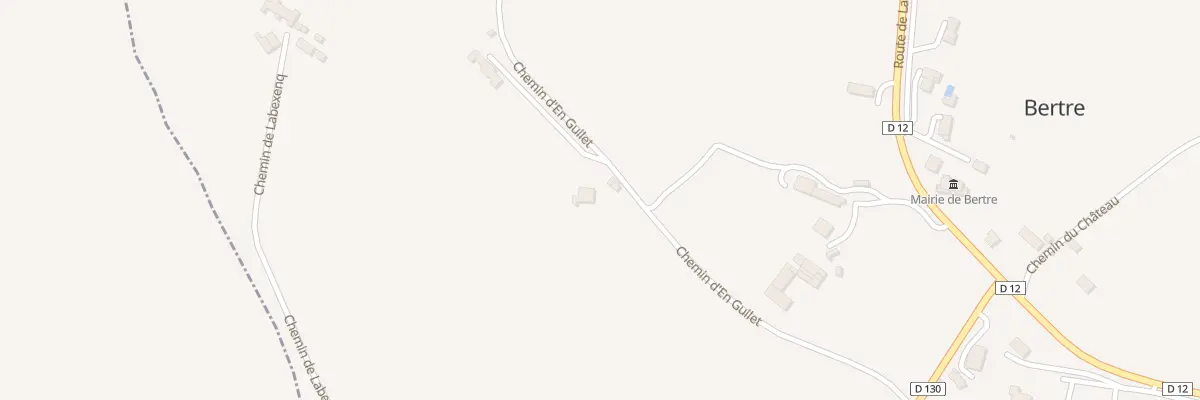 Plan du 5 Che d’En Guilet à Bertre