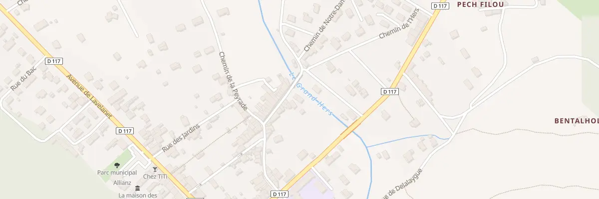 Plan du 132A Rue du Pont de l’Eglise à Bélesta