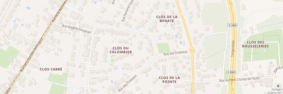 Plan du 34 Rue Vincent Angenault à Orléans