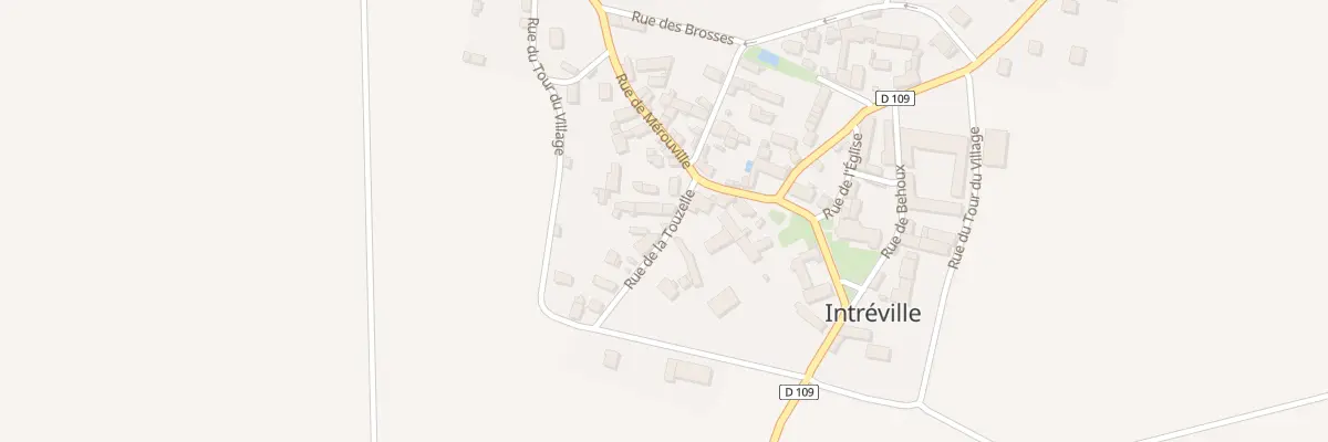 Plan du 8 Rue de la Touzelle à Intréville
