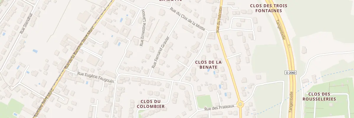 Plan du 35 Rue Eugène Faugouin à Orléans