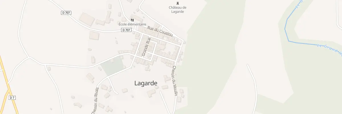 Plan du 23 Rue Notre Dame à Lagarde
