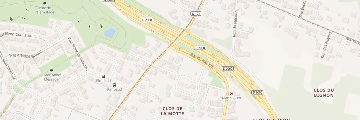 Plan du 217 Rue du Nécotin à Orléans