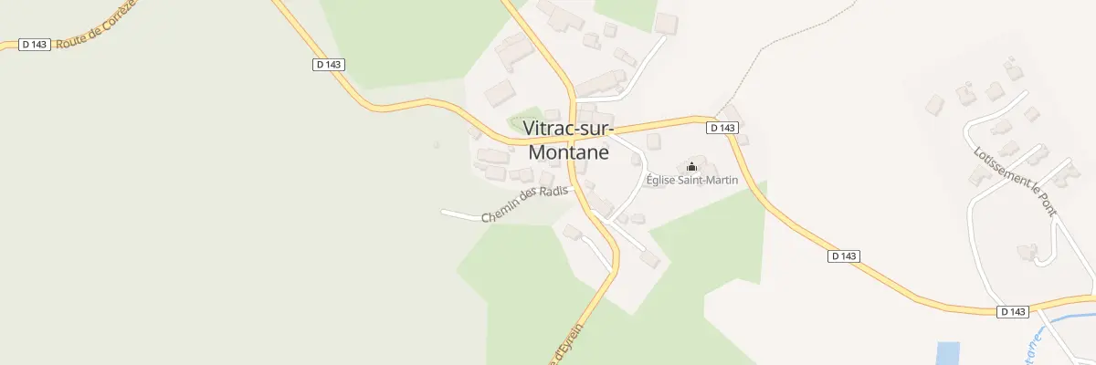 Plan du 5023 Au Bourg à Vitrac-sur-Montane