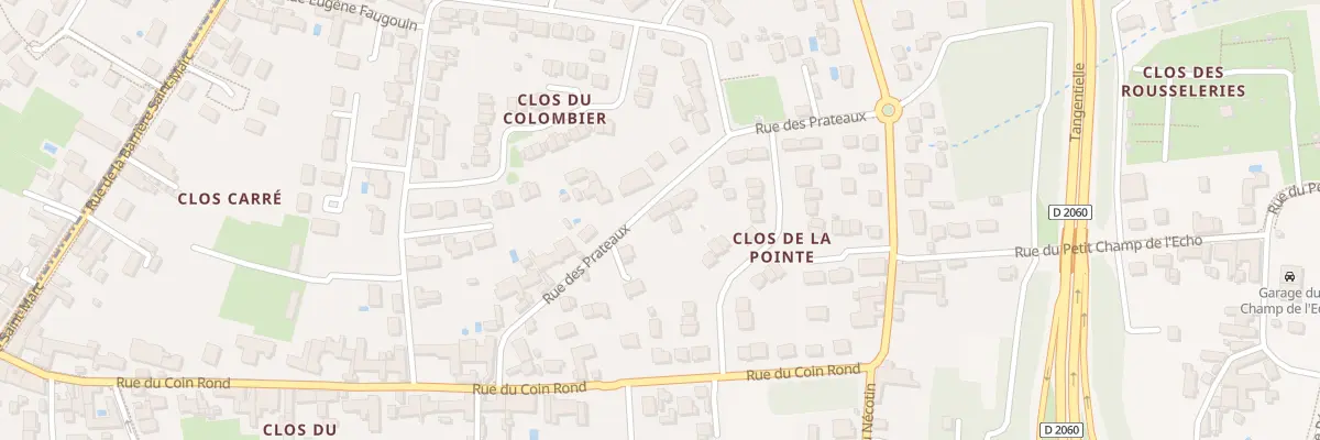 Plan du 12 Rue des Prateaux à Orléans