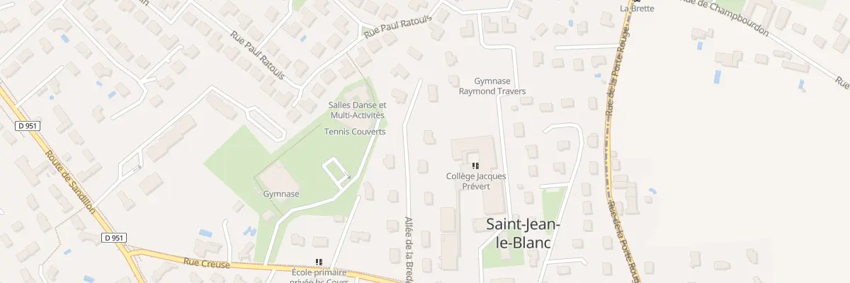 Plan du 11 All de la Brède à Saint-Jean-le-Blanc