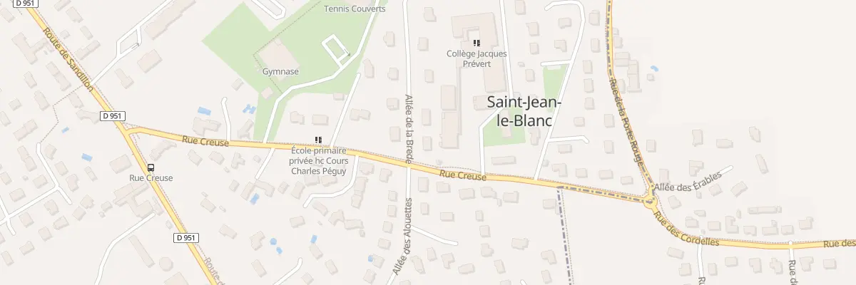 Plan du 15 All de la Brède à Saint-Jean-le-Blanc