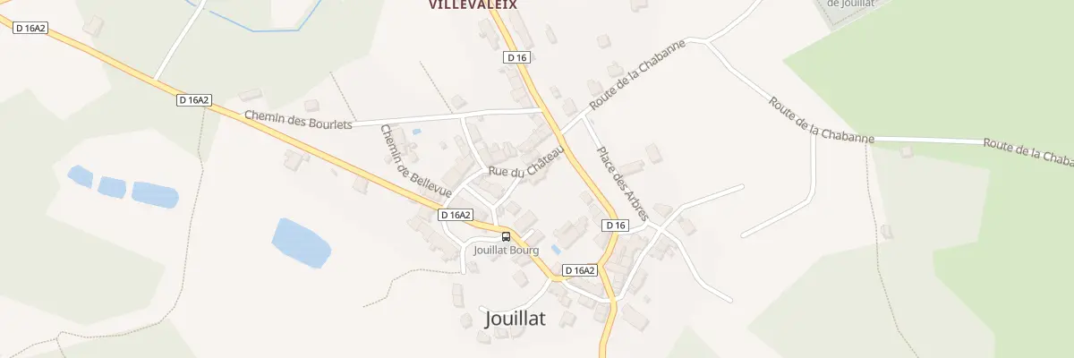 Plan du 1 Rue du Château à Jouillat