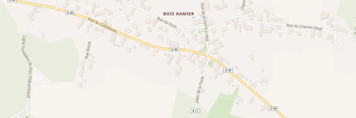 Plan du 7 Rue du Guisblond à Ambrault