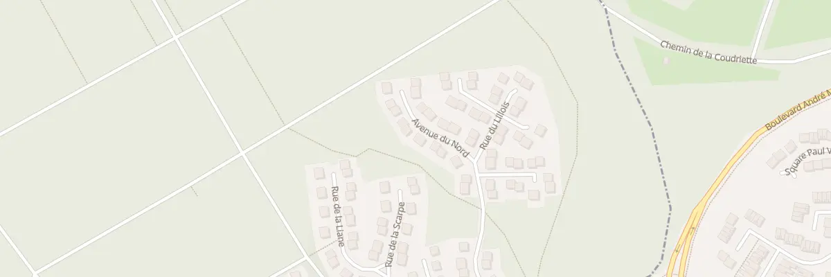 Plan du 1 Rue du Bout du Bois à Maurepas