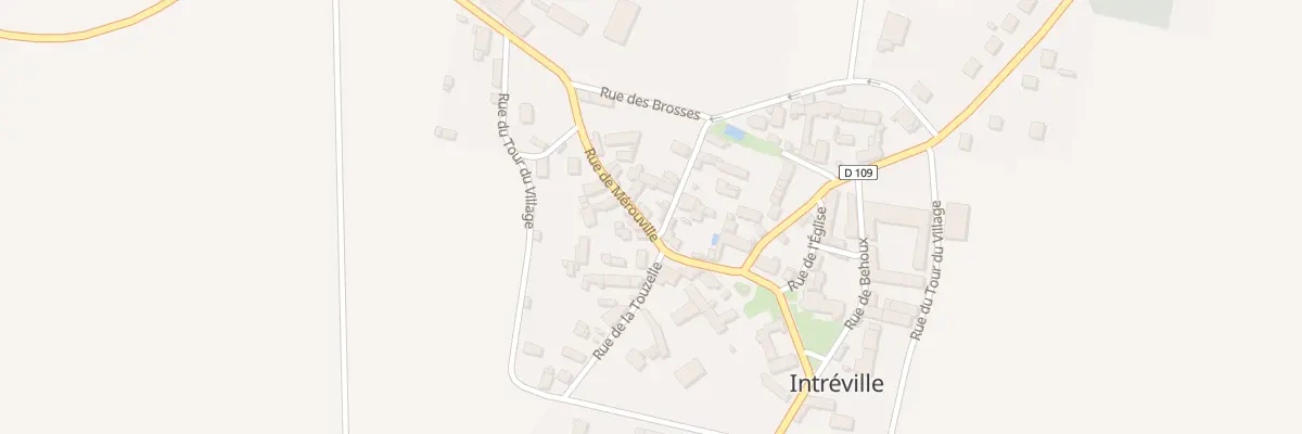Plan du 1 Rue du Presbytére à Intréville