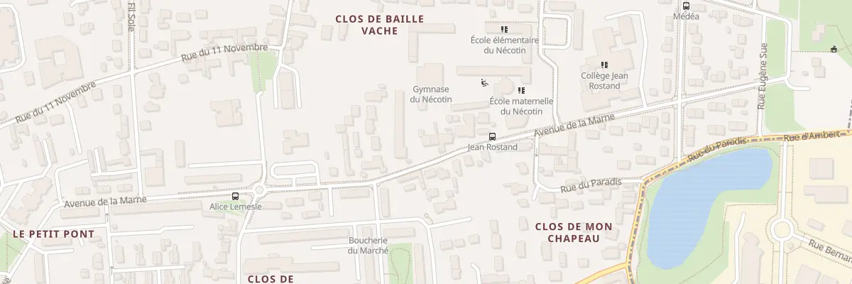 Plan du 73 Av de la Marne à Orléans