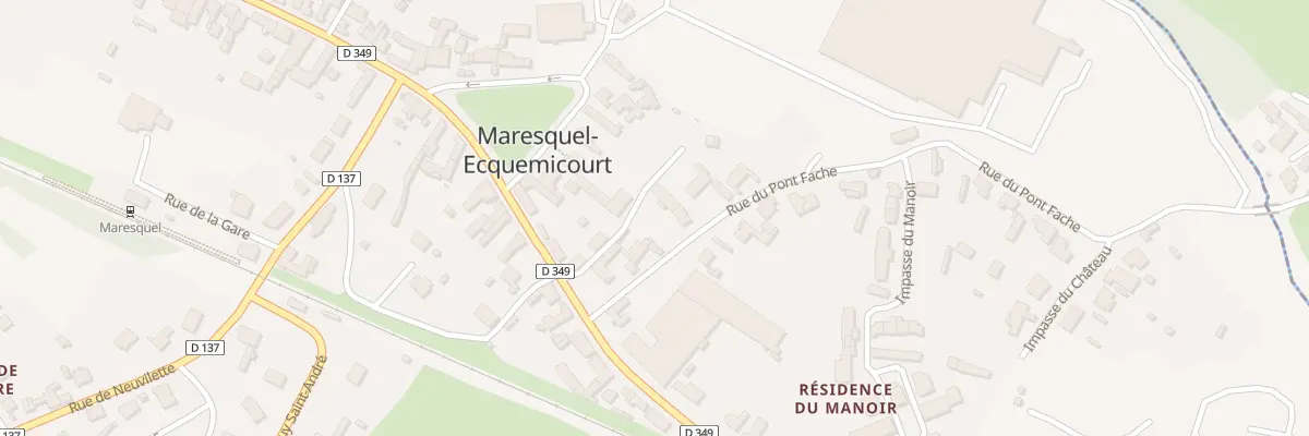 Plan du 67 Rue du Pont Fache à Maresquel-Ecquemicourt