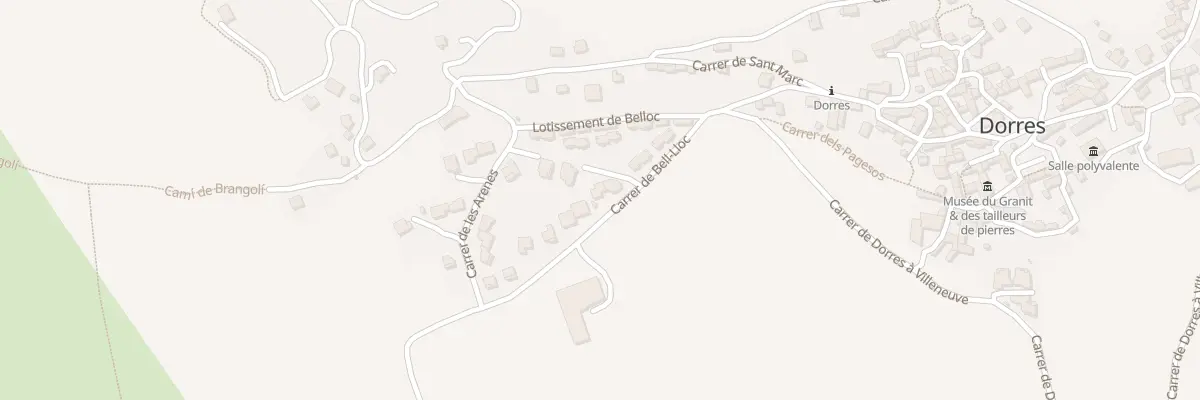 Plan du 110 Las Arenes à Dorres