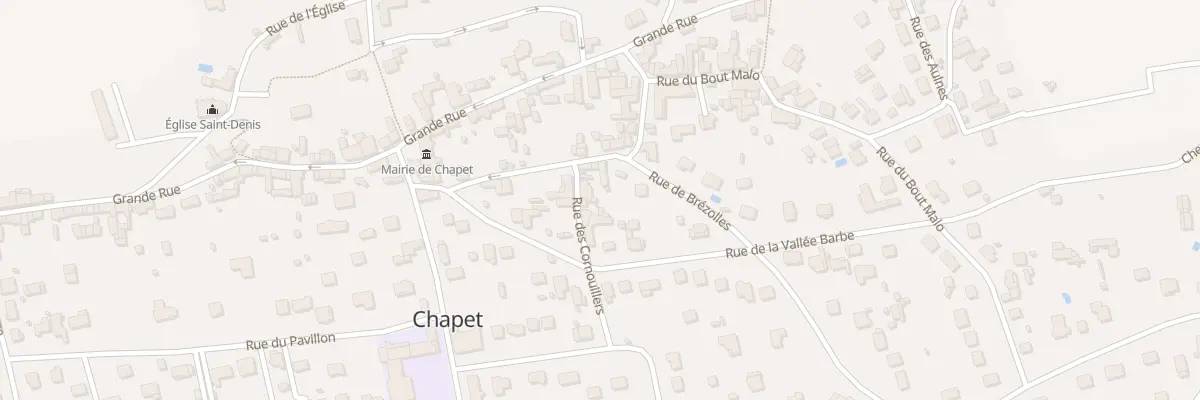 Plan du 4 Rue des Cornouillers à Chapet