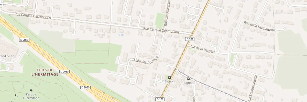 Plan du 160T Rue Camille Desmoulins à Fleury-les-Aubrais