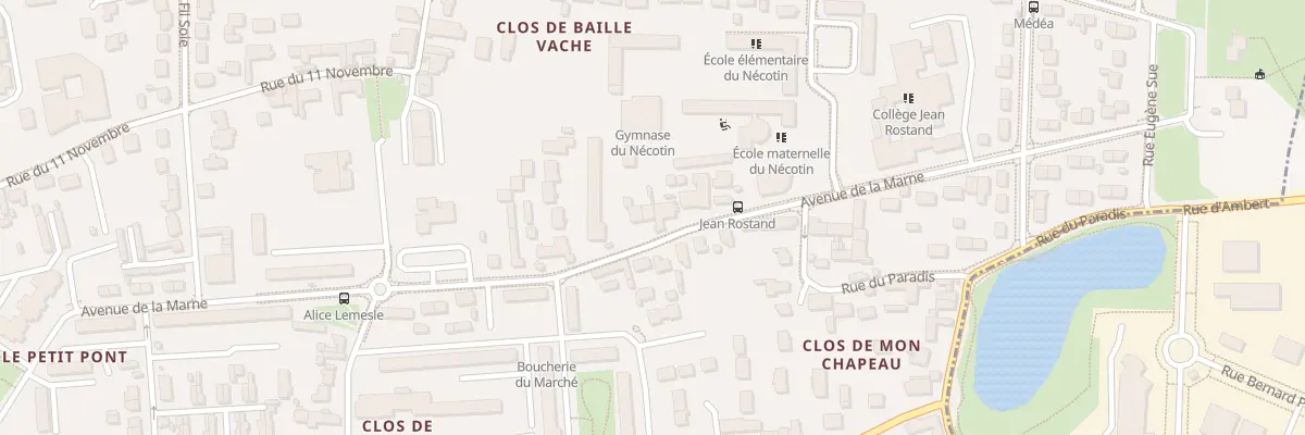 Plan du 75 Av de la Marne à Orléans