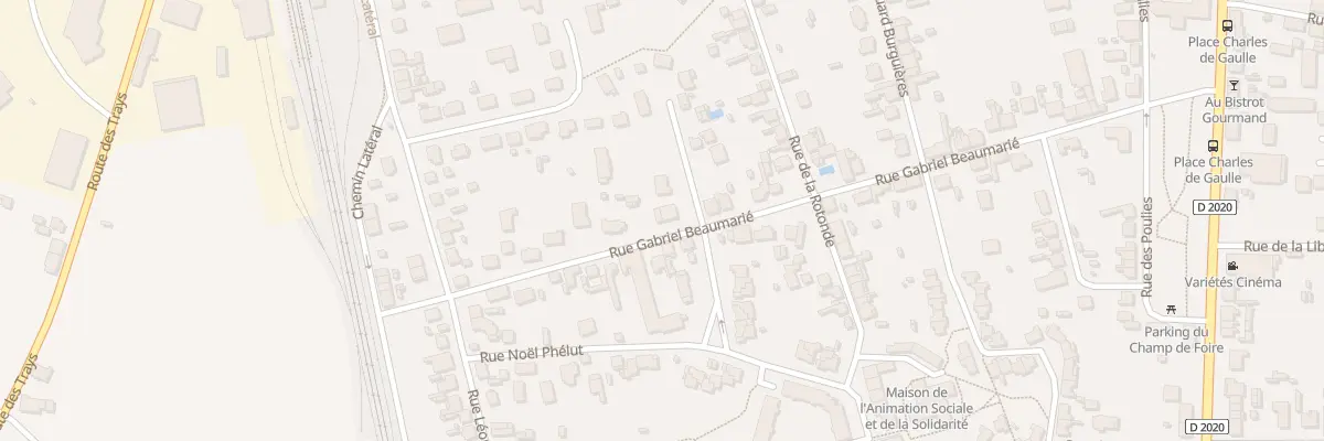 Plan du 44 Rue Gabriel Beaumarie à La Ferté-Saint-Aubin