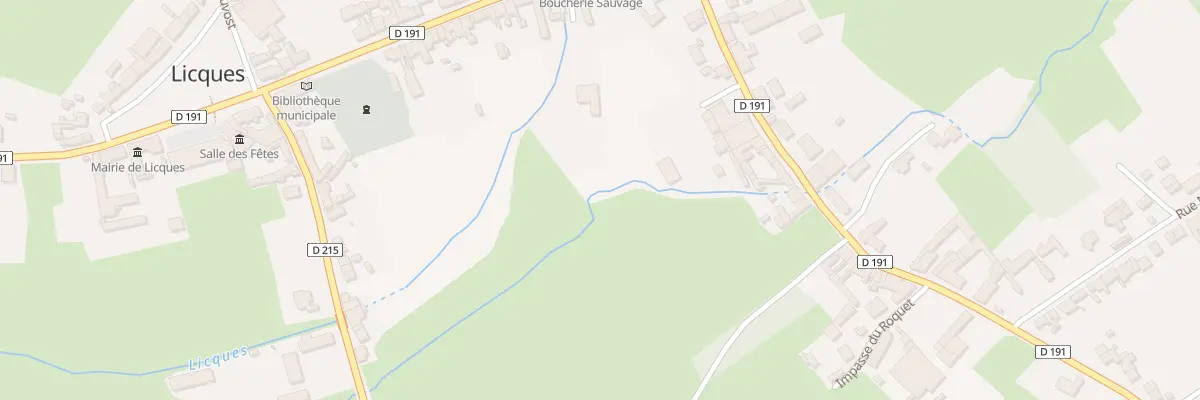 Plan du 244T Rue du Bourg à Licques