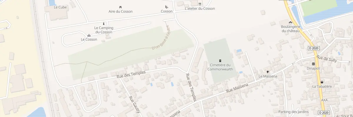 Plan du 21B Rue des Temples à La Ferté-Saint-Aubin