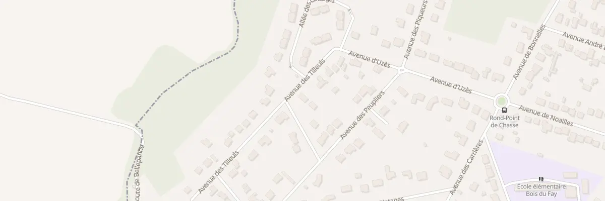 Plan du 9 Av des Tilleuls au Mesnil-Saint-Denis