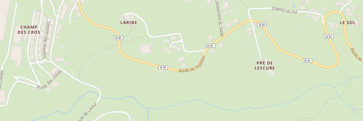 Plan du 41 Imp de Laribe à Laval-de-Cère
