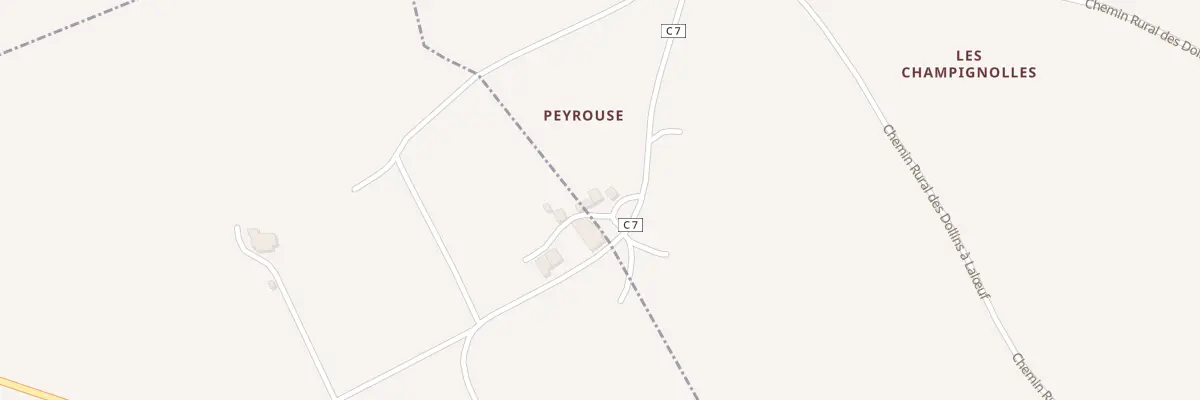 Plan du 5157 Peyrouse à Sarzay