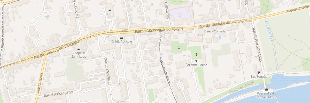 Plan du 7 All du Clos Vert à Orléans