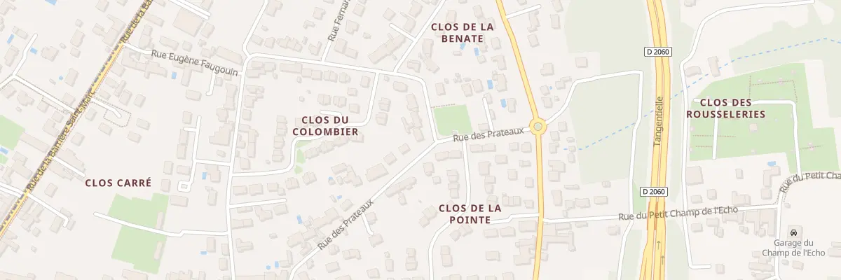 Plan du 1 Gr Grande Rue St Marc à Orléans