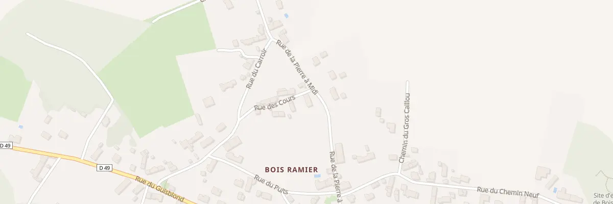 Plan du 17 Rue de la Pierre à Midi à Ambrault