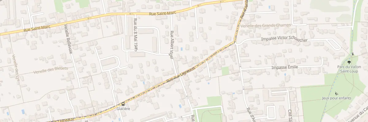 Plan du 61 Rue aux Ligneaux à Orléans