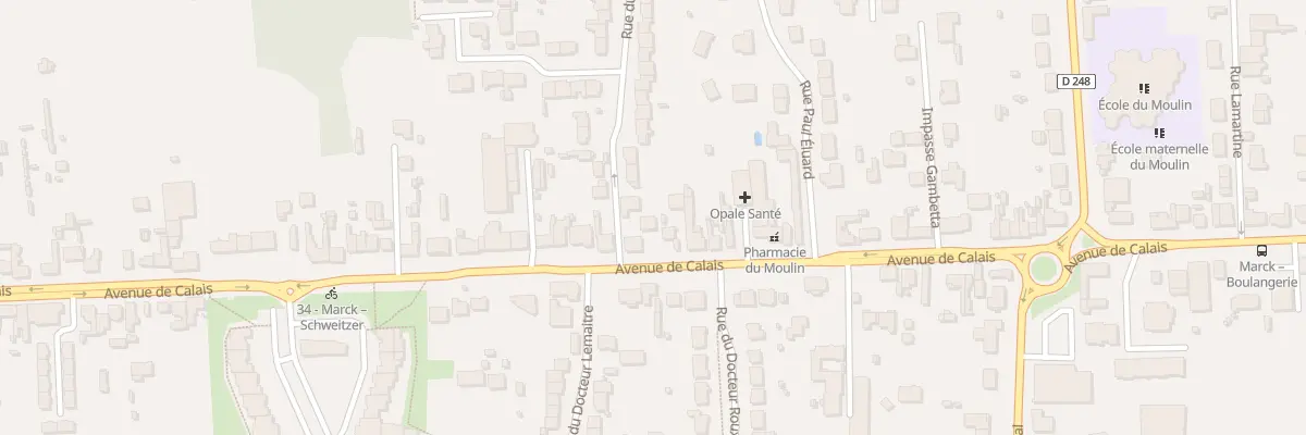 Plan du 1026 Av de Calais à Marck