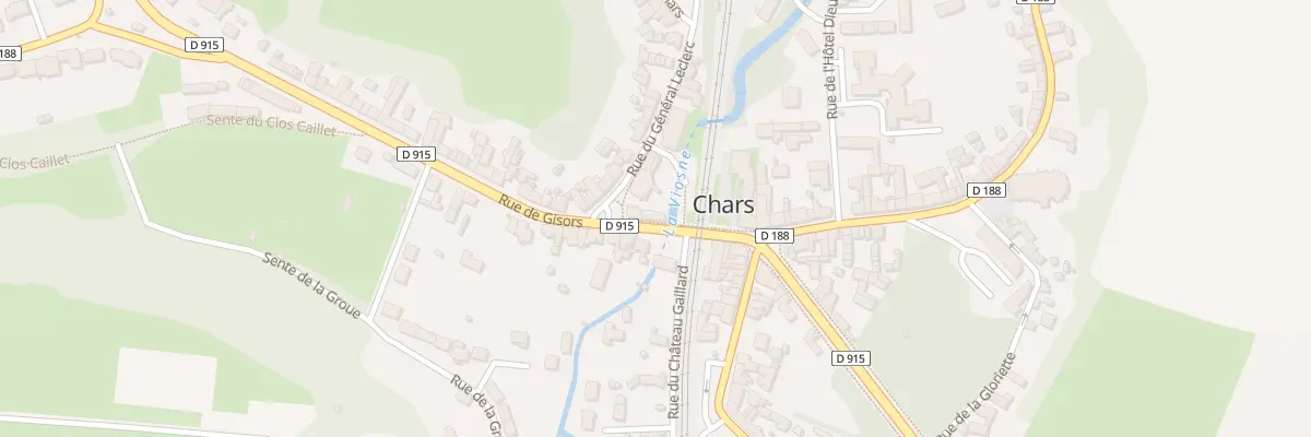 Plan du 4 Rue de Gisors à Chars