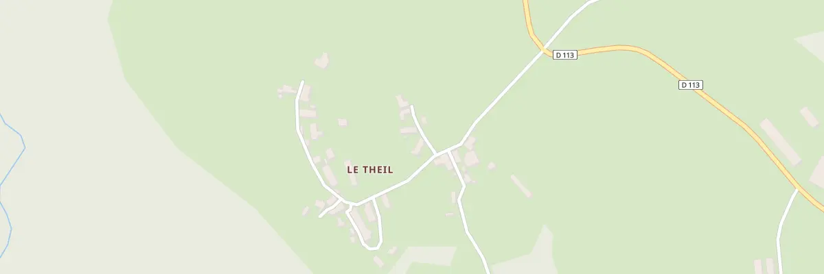 Plan du 18 Le Theil à Champagnac-la-Prune
