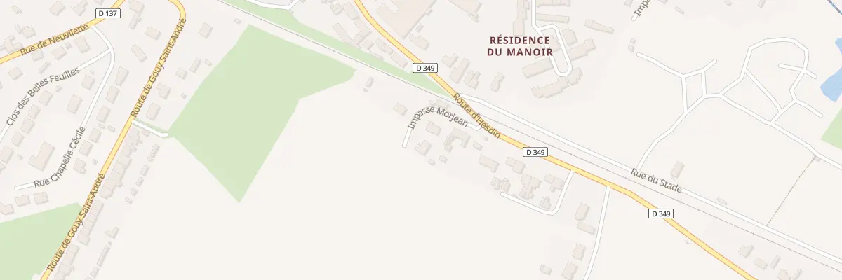 Plan du 90 Imp Morjean à Maresquel-Ecquemicourt