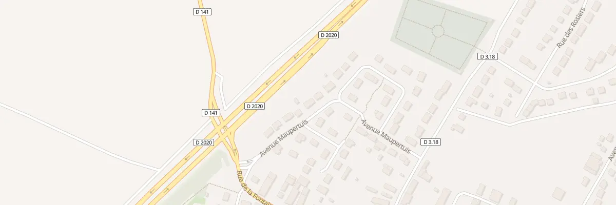 Plan du 9 Av Maupertuis à Sorel-Moussel