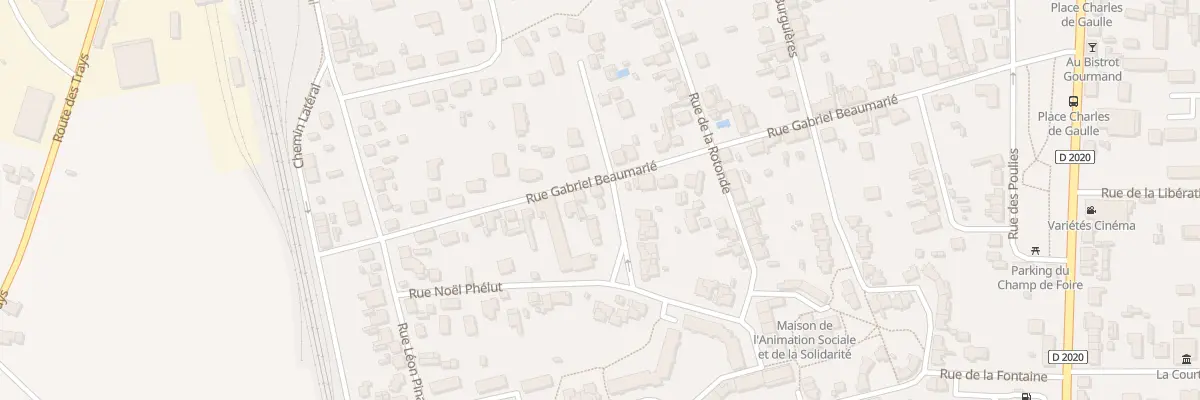 Plan du 33 Rue Gabriel Beaumarie à La Ferté-Saint-Aubin