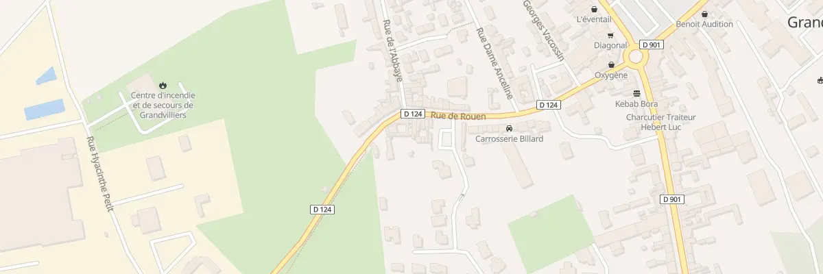 Plan du 47 Rue de Rouen à Grandvilliers