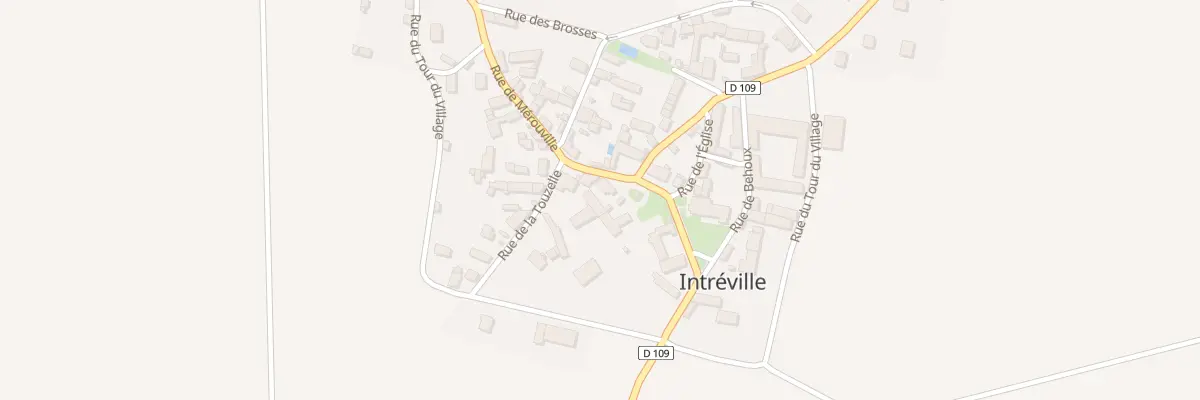 Plan du 1 Pl de la Mairie à Intréville