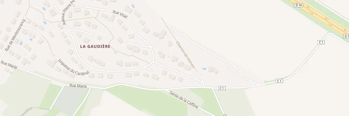 Plan du 6 Av Pierre Peineau à Vigny