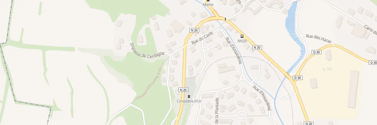 Plan du 2 Lo Pla de Llaura à Ur