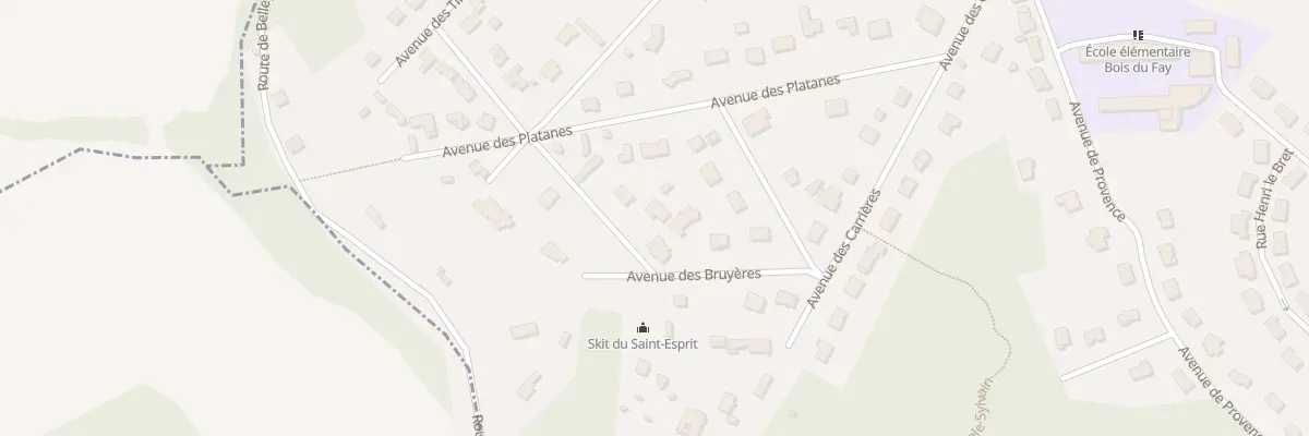 Plan du 4 Av des Acacias au Mesnil-Saint-Denis