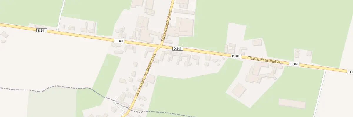 Plan du 14 Chs Brunehaut à Senlecques