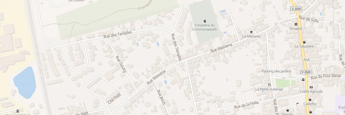 Plan du 76 Rue Masséna à La Ferté-Saint-Aubin