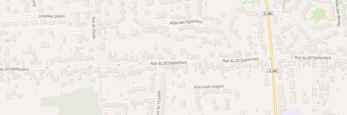 Plan du 1328 Rue du 28 Septembre à Marck